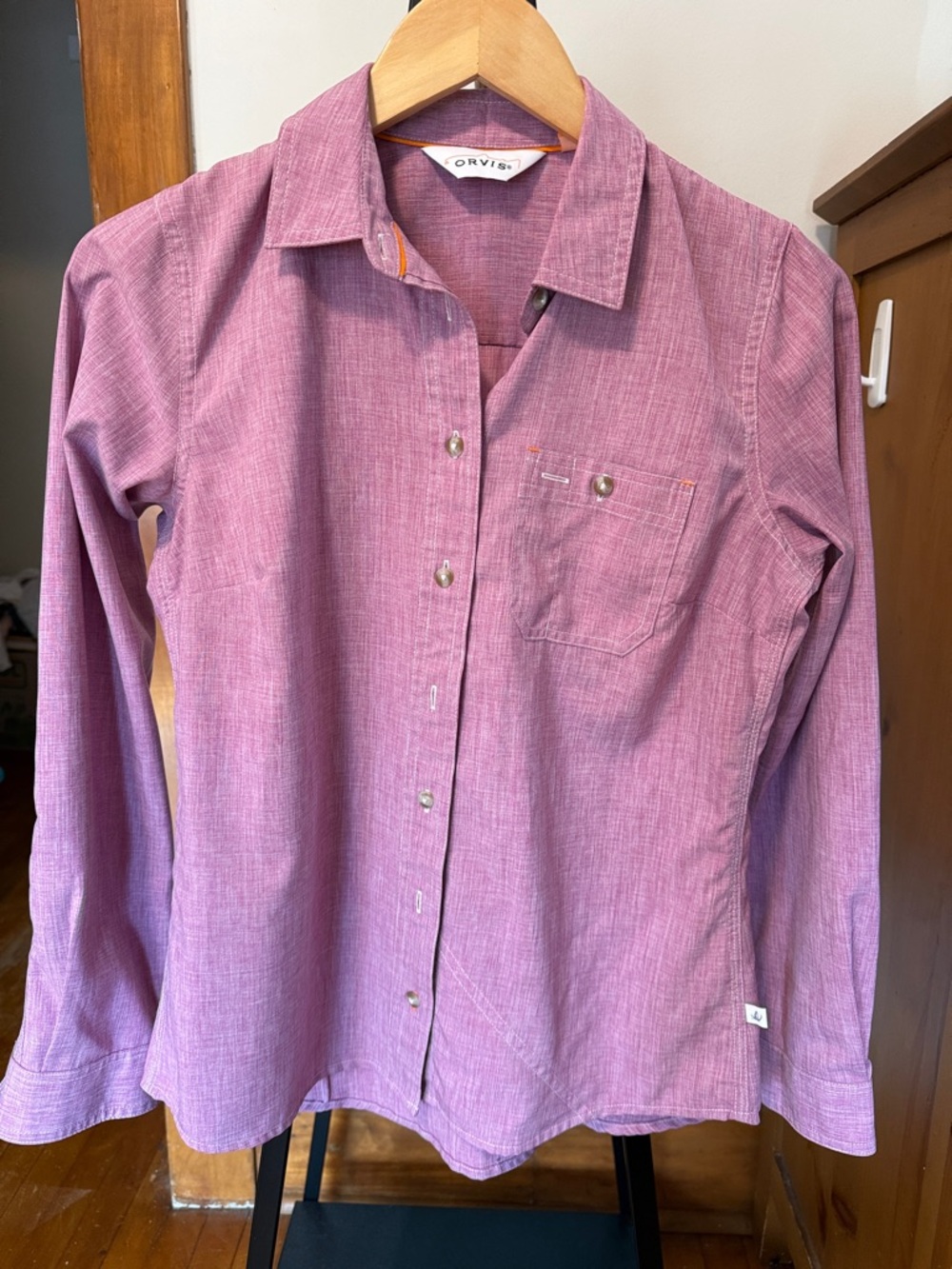 Orvis Women's Long Sleeve Button-Up Shirt - Dusty Mauve